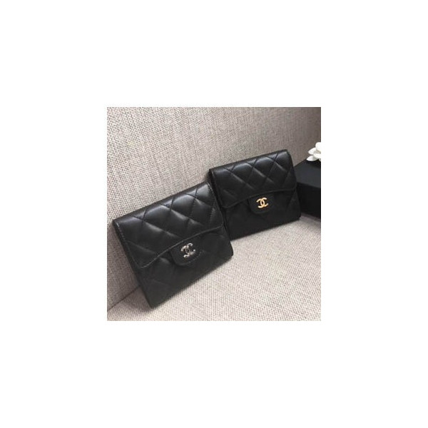 Chanel 샤넬 램스킨 반지갑 c662