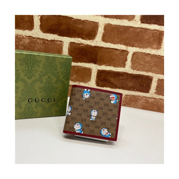 GUCCI 구찌 X 도라에몽 바이폴드 반지갑