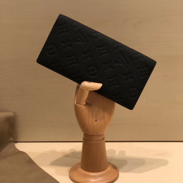Louis Vuitton 루이비통 남성용 레더 앙프렝뜨 장지갑,LOUW0394,Size(19cm),블랙