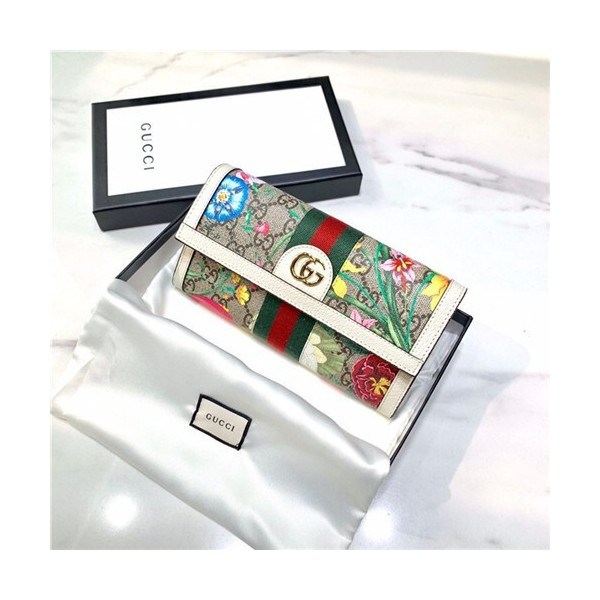 구찌 플라워 오피디아 장지갑 523154-1