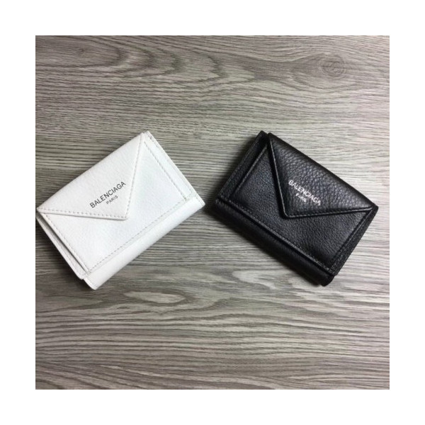 Balenciaga 2020 파피에르 월렛 블랙,화이트
