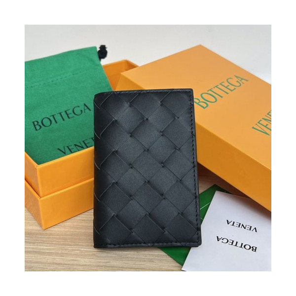보테가베네타 카드지갑 블랙 내부 블루 592619