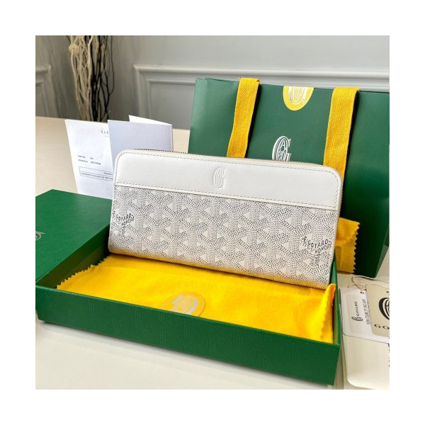 고야드 마티뇽 장지갑 화이트