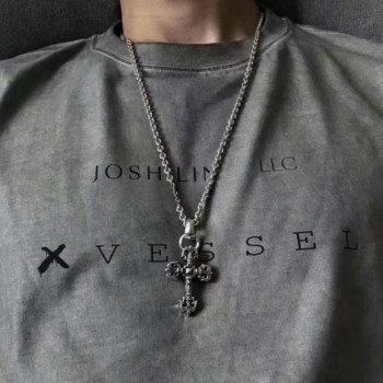 크롬하츠 필리그리프 위드베일 펜던트 목걸이 QB팩토리