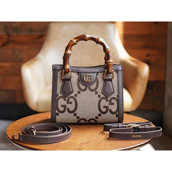 구찌 다이애나 미니 토트백