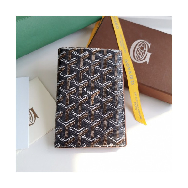 고야드 그르넬 여권지갑 블랙 탄