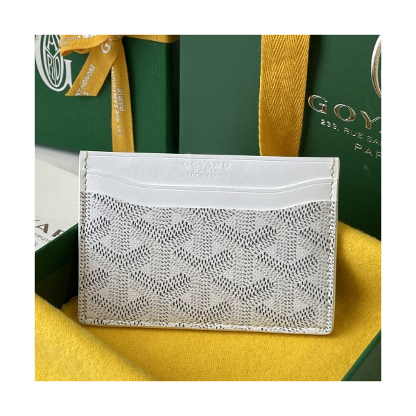 고야드 생쉴피스 카드지갑 화이트