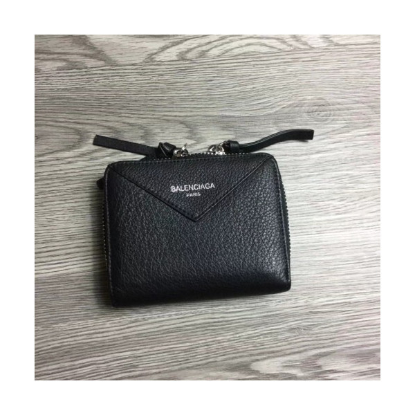 Balenciaga 2020 여성용 파피에르 지퍼월렛 블랙