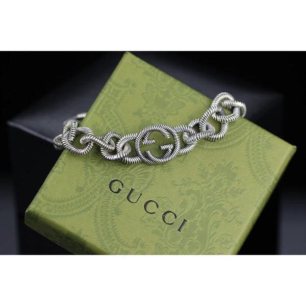 구찌 GG 인터로킹 G 트위스트 브레이슬릿 KK팩토리