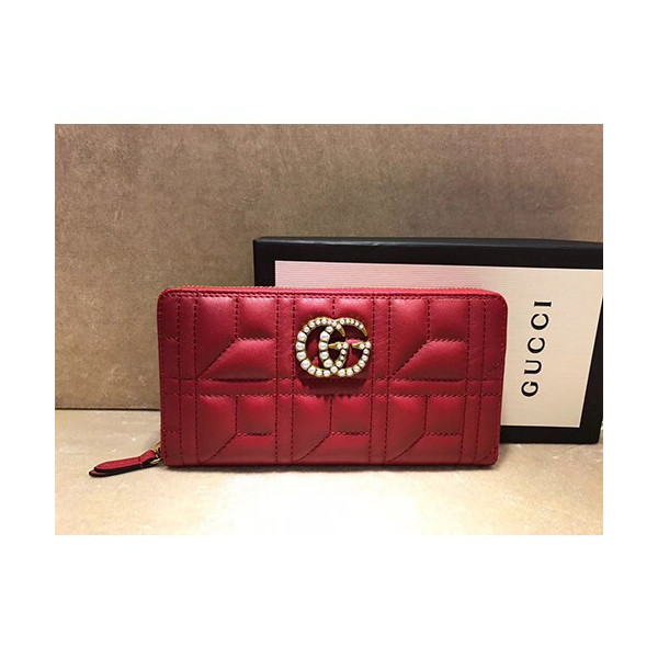 [GUCCI]구찌 마몬트 지퍼 장지갑 448087-7