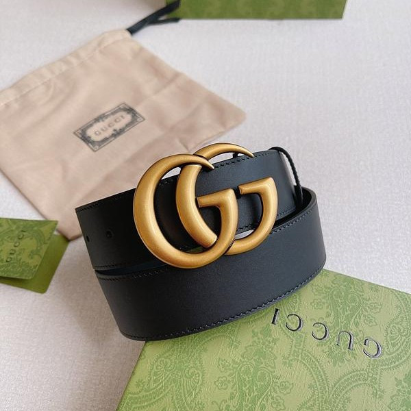 구찌 마몬트 GG 레더 벨트 4cm