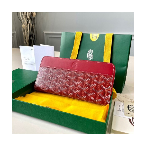 고야드 마티뇽 장지갑 레드