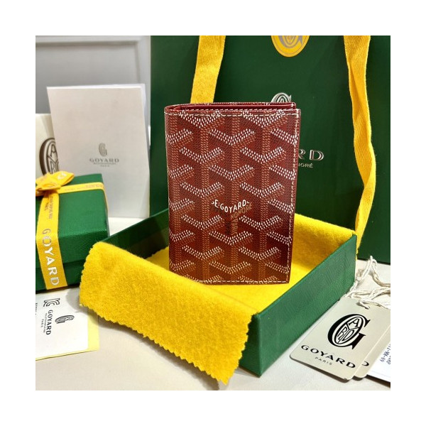 고야드 생피에르 카드 지갑 레드