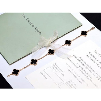 반클리프 브레이슬릿 로즈골드 오닉스 KK팩토리