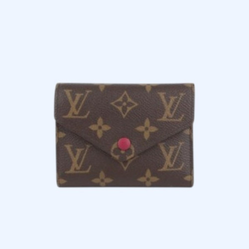 Louis Vuitton여성용 빅토린 월릿 오렌지,핑크,브라운