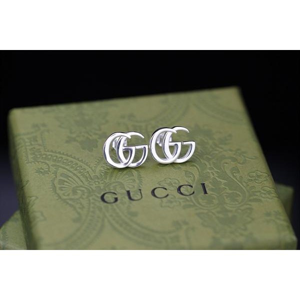 구찌 GG 더블G 마몬트 실버 귀걸이 KK팩토리