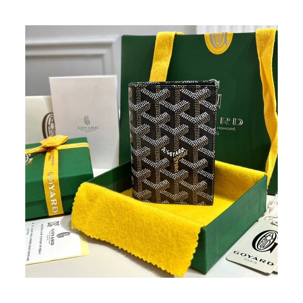 고야드 생피에르 카드 지갑 블랙