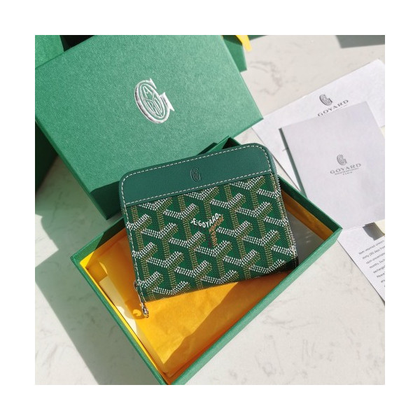 고야드 마티뇽 미니 카드지갑 그린