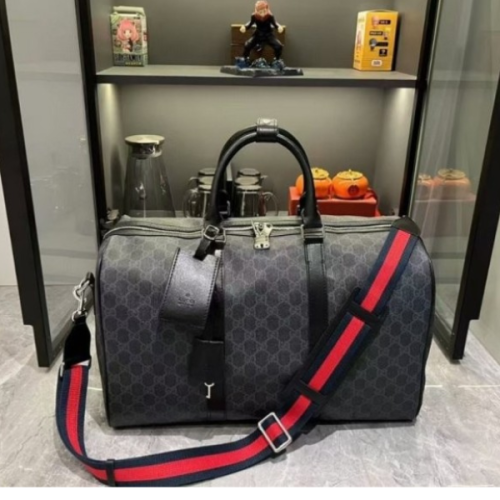 구찌 GG 웹 모노그램 여행구 보스턴백 AT팩토리