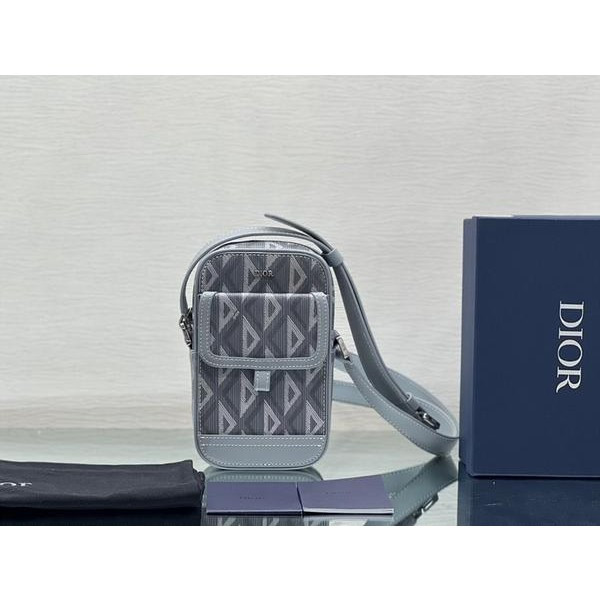 디올 CD 다이아몬드 캔버스 미니백