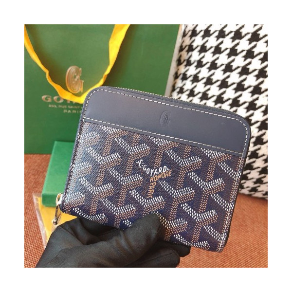 고야드 마티뇽 반지갑 마린 블루