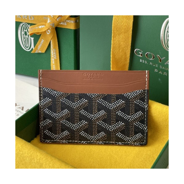 고야드 생쉴피스 카드지갑 블랙 탄