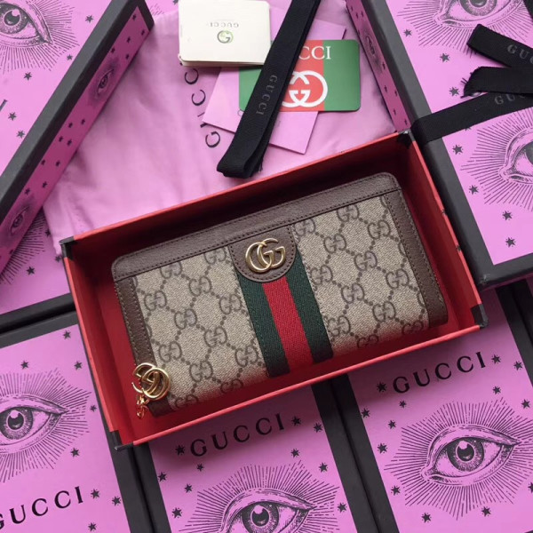 GUCCI 구찌 오피디아 지퍼 장지갑 523154