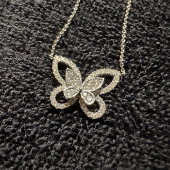그라프 나비 목걸이 버터 플라이 실루엣 QB팩토리