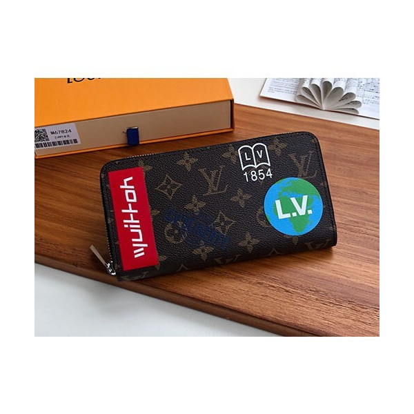 루이비통 지퍼 장지갑 M67824