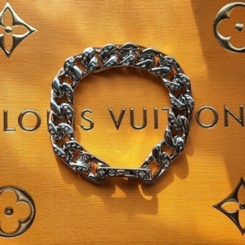 루이비통 체인링크 팔찌 실버 AT팩토리