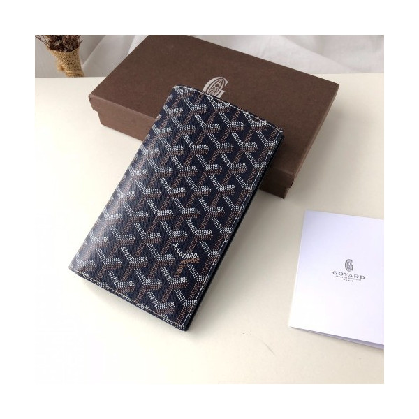 고야드 카드 장지갑 마린 블루