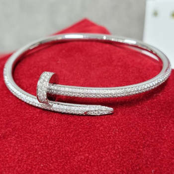 까르띠에 저스트 앵끌루 파베 풀 다이아 세팅 뱅글 못 팔찌 QB팩토리