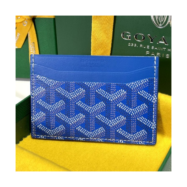 고야드 생쉴피스 카드지갑 스카이 블루
