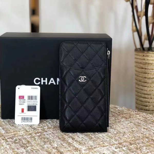 chanel 샤넬 캐비어 카드 지갑