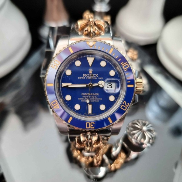 크롬하츠 롤렉스 22k골드 콤비 시계 체인 스트랩 QB팩토리