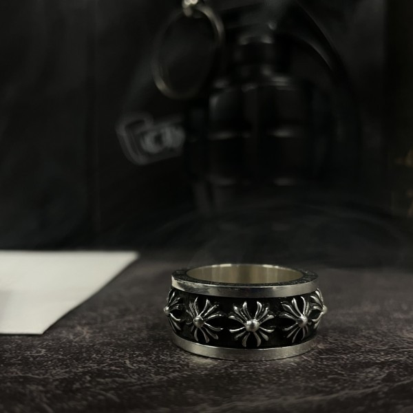 크롬하츠 크로스 X 스피너링 Large 반지