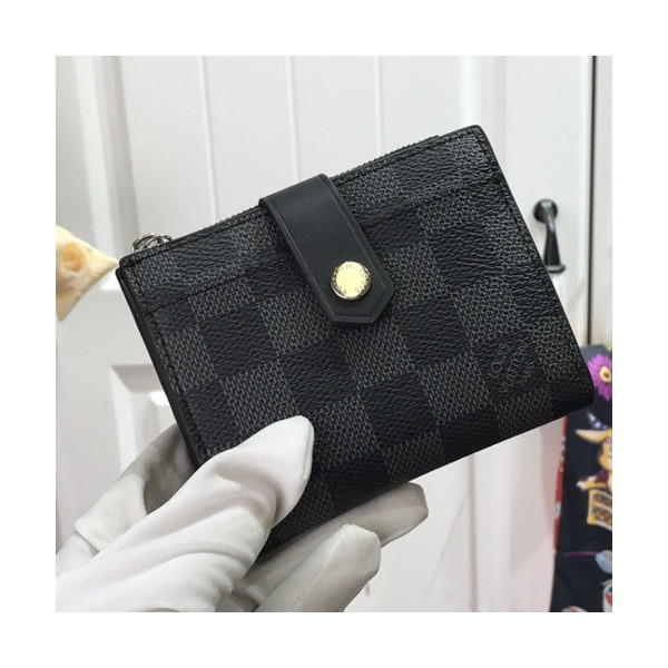 루이비통 멀티플 카드 홀더 다미에 블랙 M60451