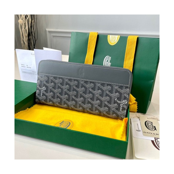 고야드 마티뇽 장지갑 그레이