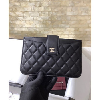 chanel 샤넬 램스킨 카드 장지갑 C14012