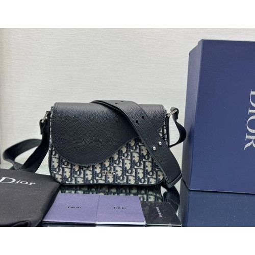 디올 CD 오블리크 새들 메신저백