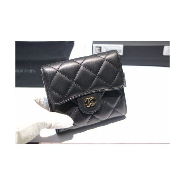 Chanel 2020 여성용 램스킨 클래식 지갑