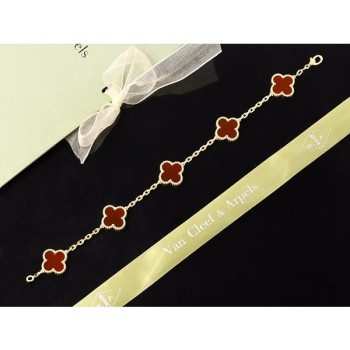 반클리프 브레이슬릿 로즈골드 카넬리언 KK팩토리