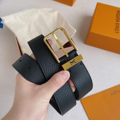 루이비통 스퀘어 핀 버클 벨트 3.5cm