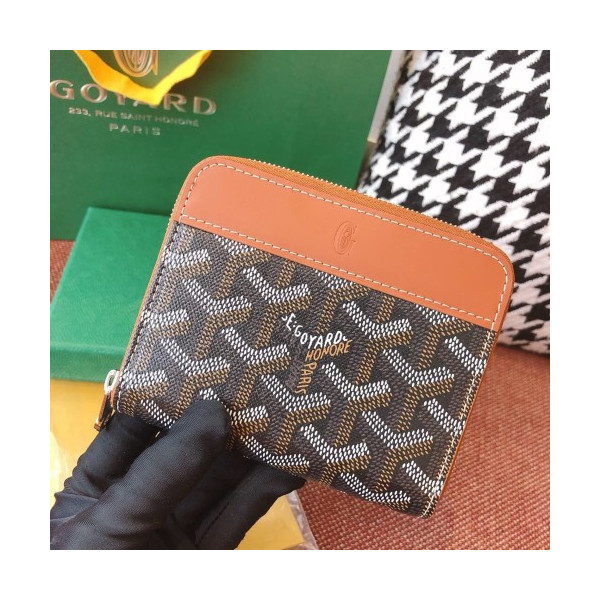 고야드 마티뇽 반지갑 블랙 탄