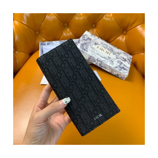 디올 오블리크 버티컬 장지갑