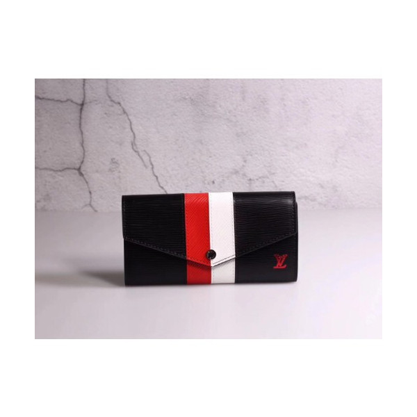 Louis Vuitton 2020 스트라이프 장지갑 블랙,핑크