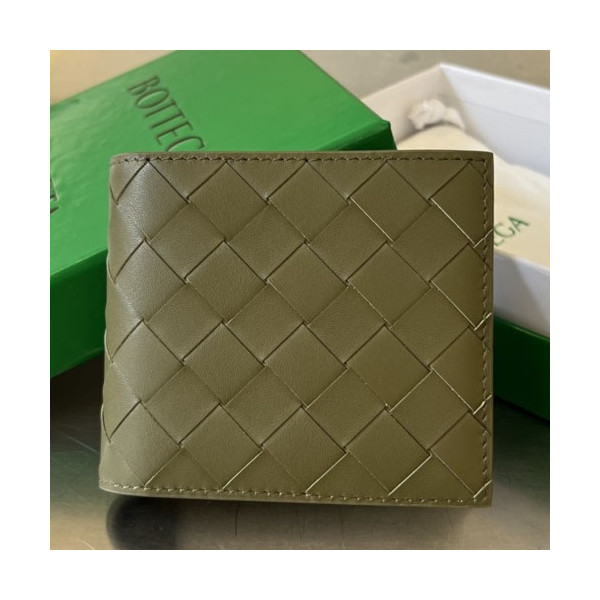 보테가베네타 반지갑 605721 카키