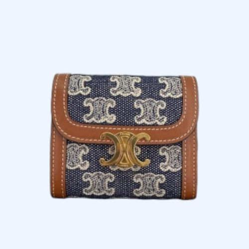 셀린느 트리옹프 트리오페 카드 지갑 캔버스 60030 -3