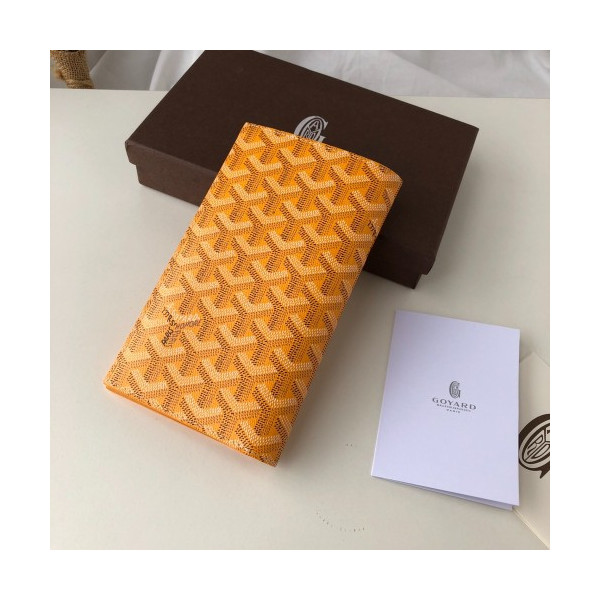 고야드 카드 장지갑 옐로우