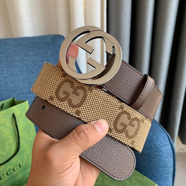 구찌 인터로킹 점보G 다이애나 벨트 4cm